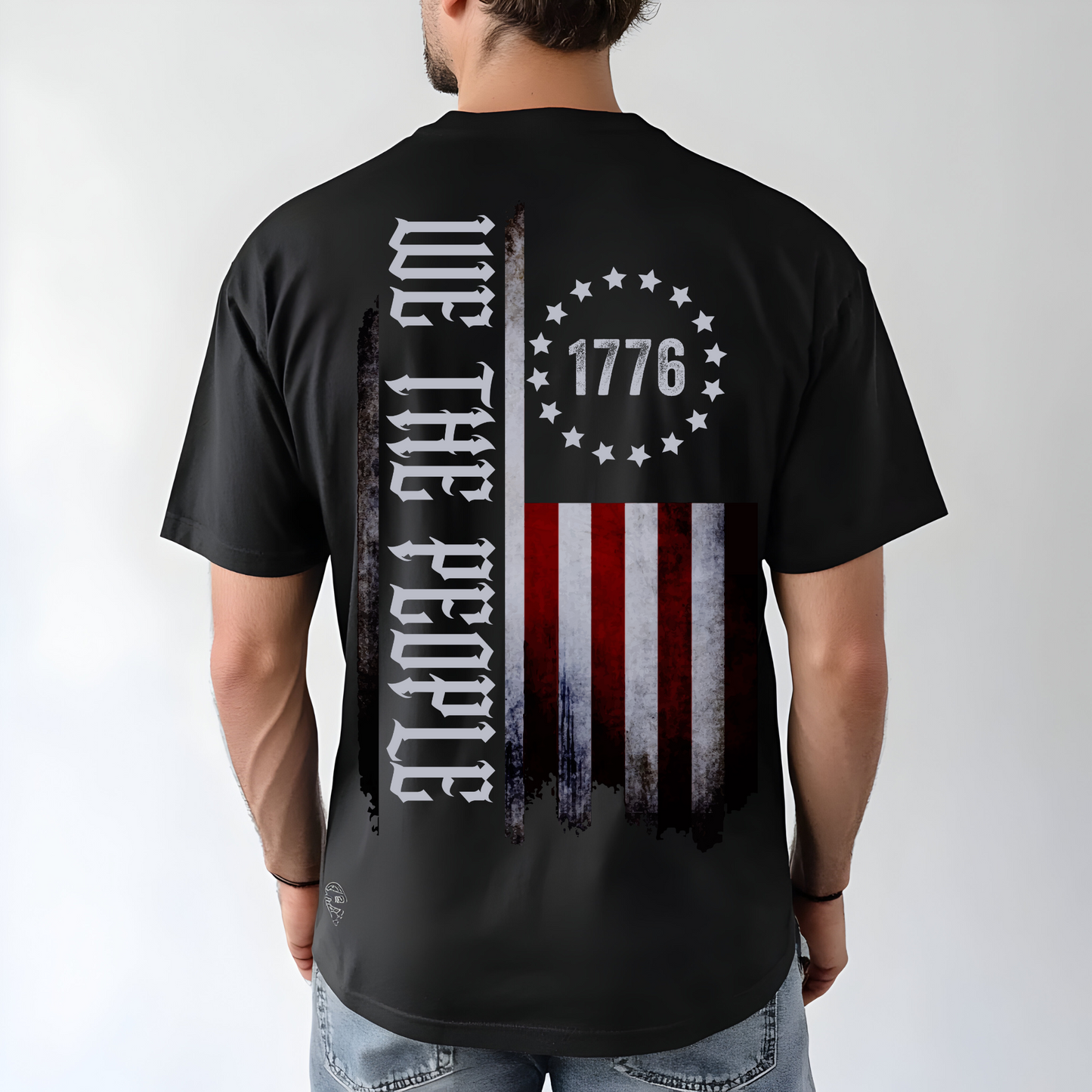 "We the People" Back Design T Shirt