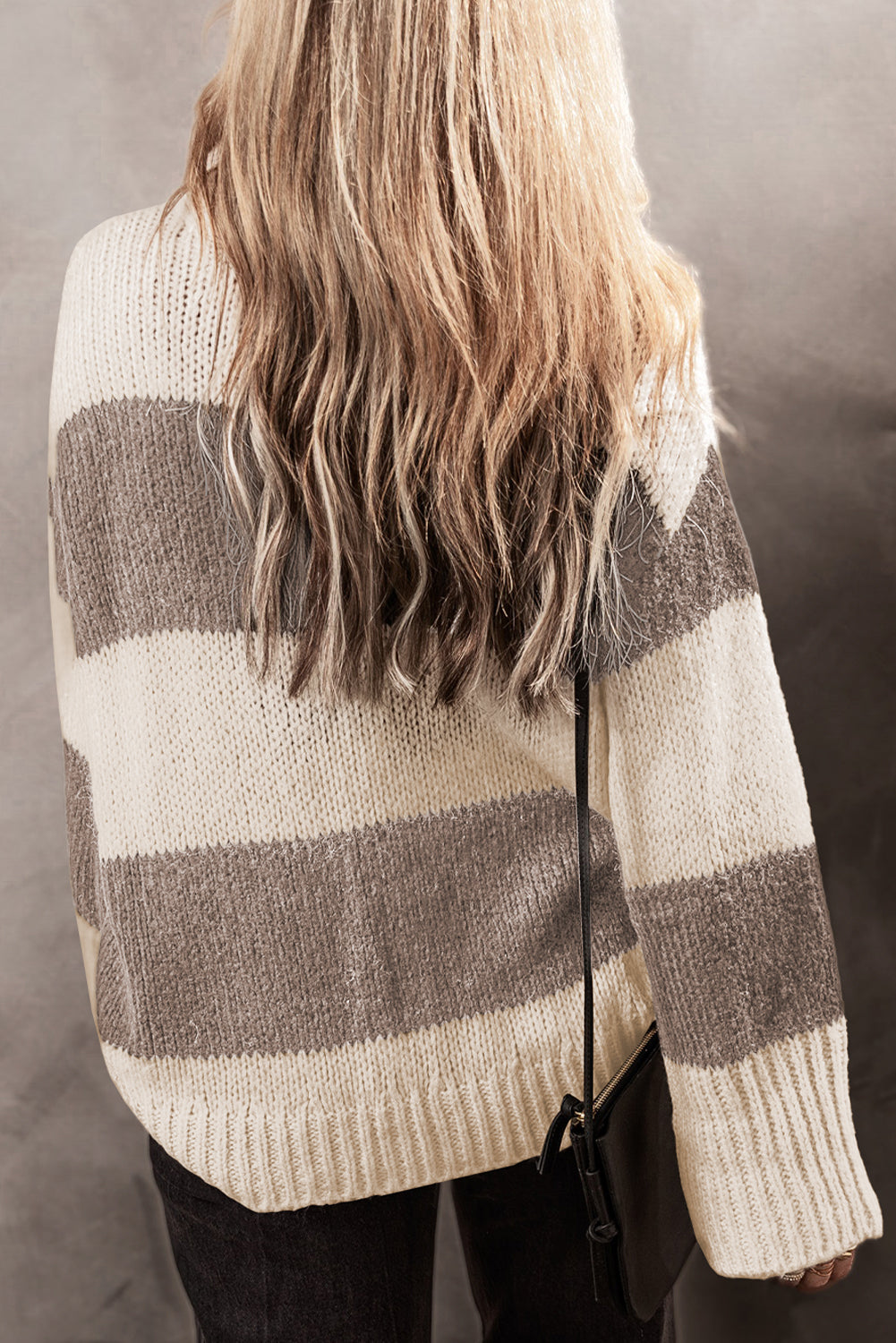 Simply Taupe Loose Pullover Sweater