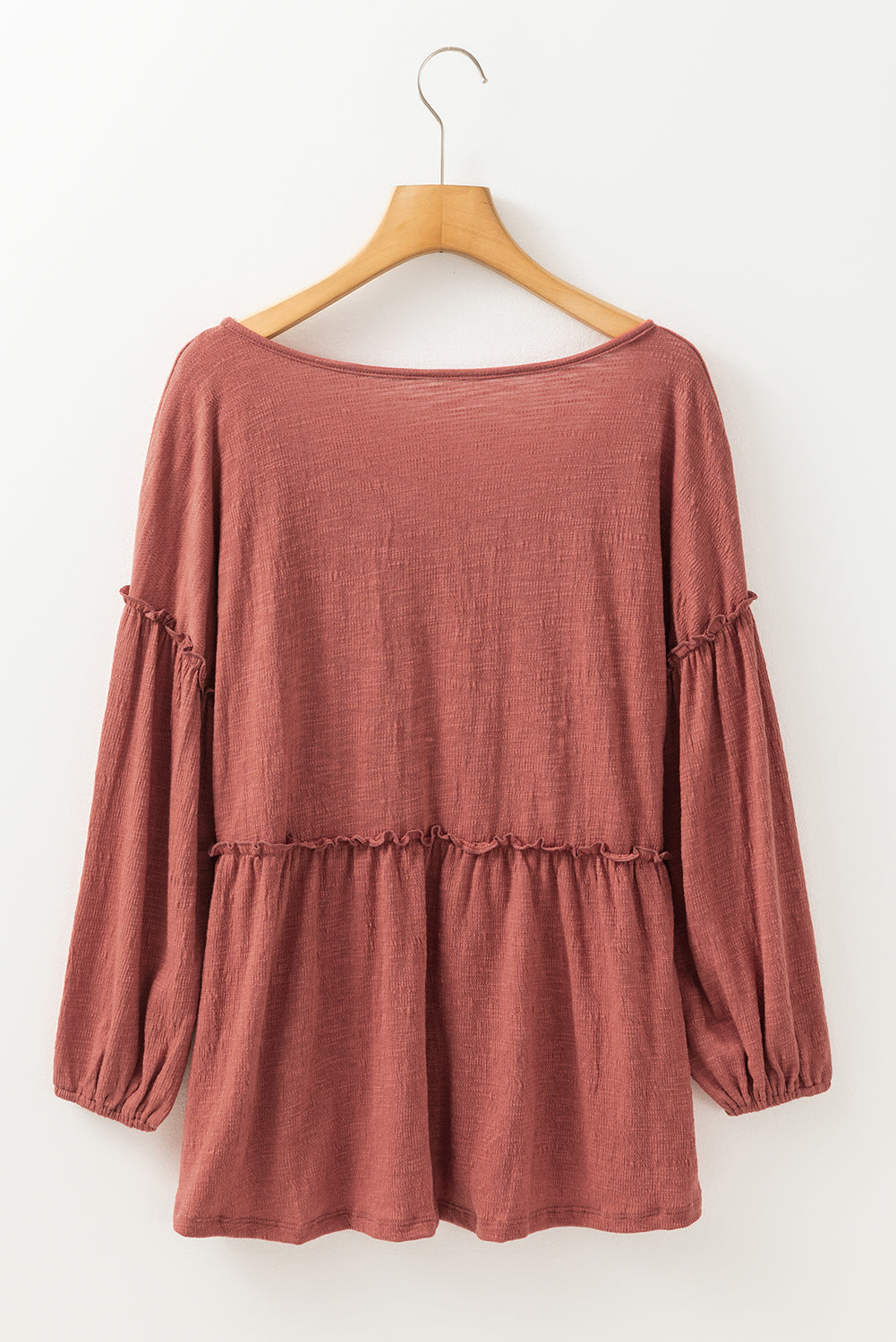 Brandy V Neck Puff Sleeve Blouse