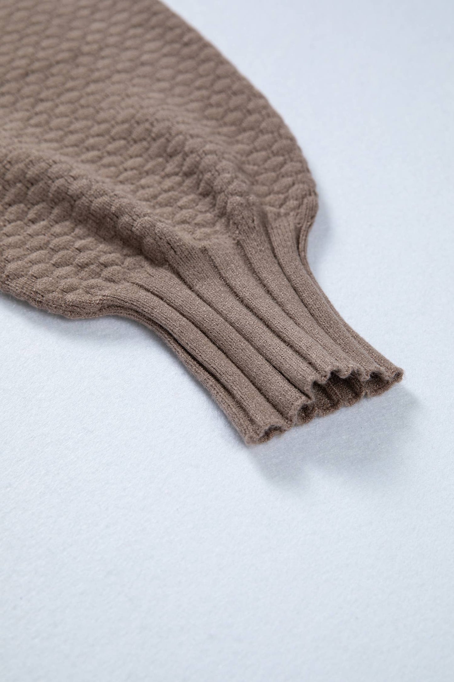 Cozy Mixed Knit Button-Up V-Neck Cardigan (S–XL)