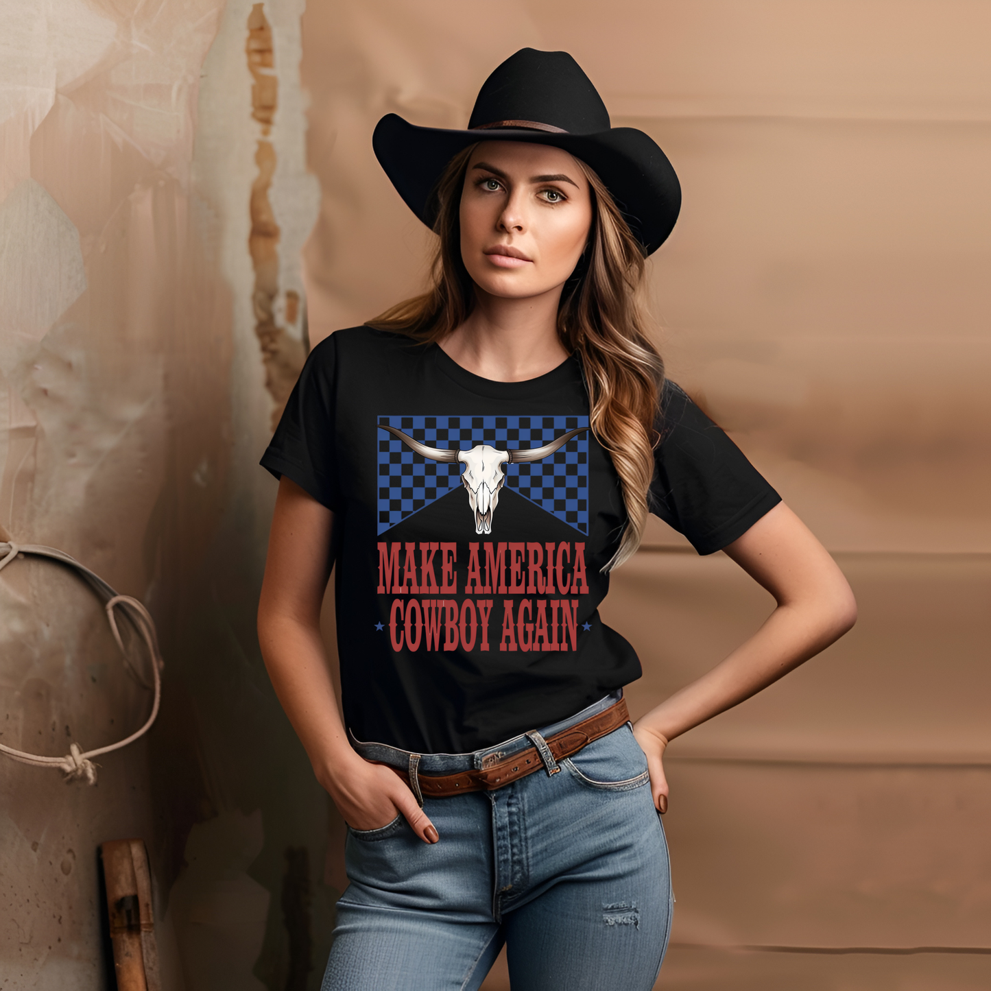 Make America Cowboy Again Graphic T