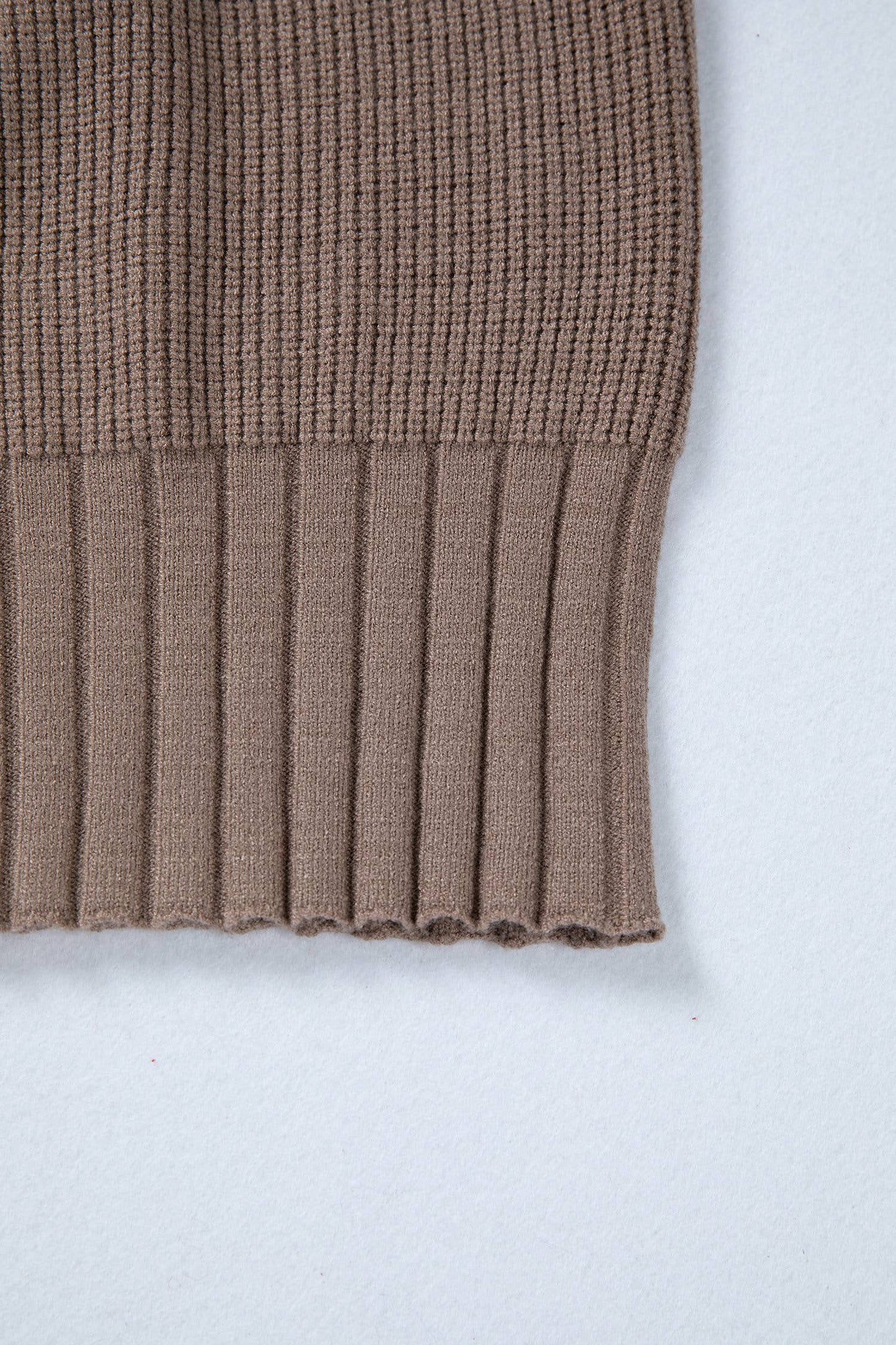 Cozy Mixed Knit Button-Up V-Neck Cardigan (S–XL)