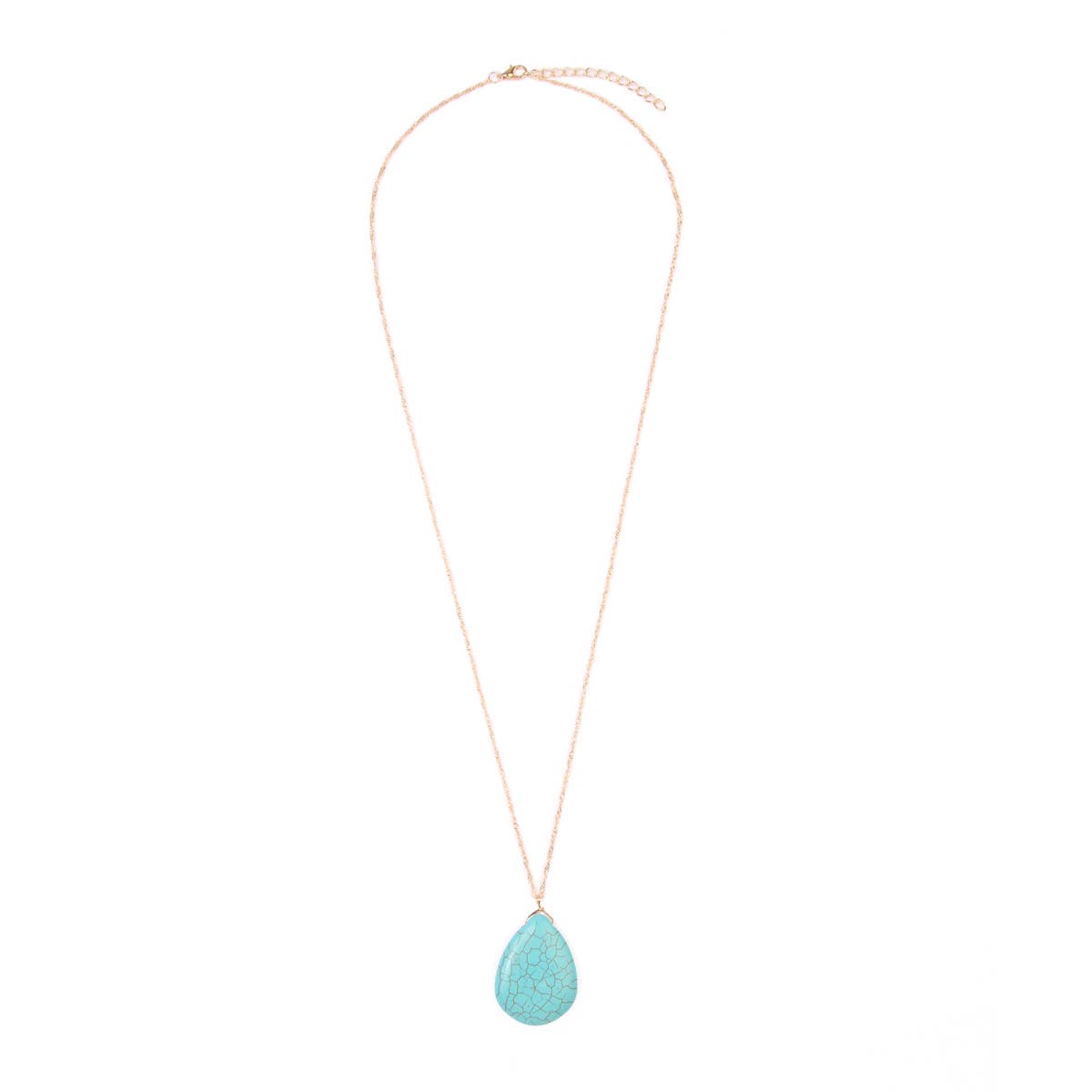 Desert Sky Turquoise Pendant Necklace
