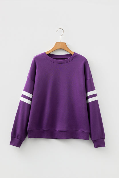 Vikings Purple Varsity Oversized Sweatshirt