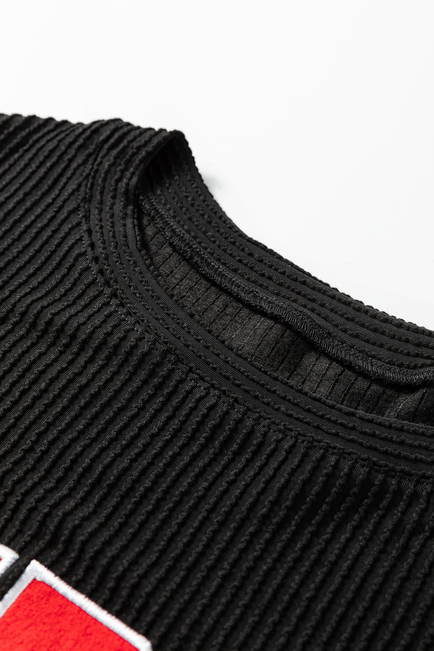 Outlined Merry Letter Graphic Loose Long Sleeve Top