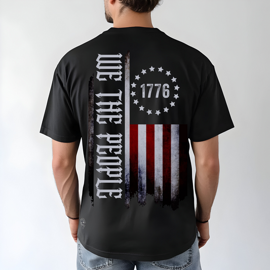 "We the People" Back Design T Shirt