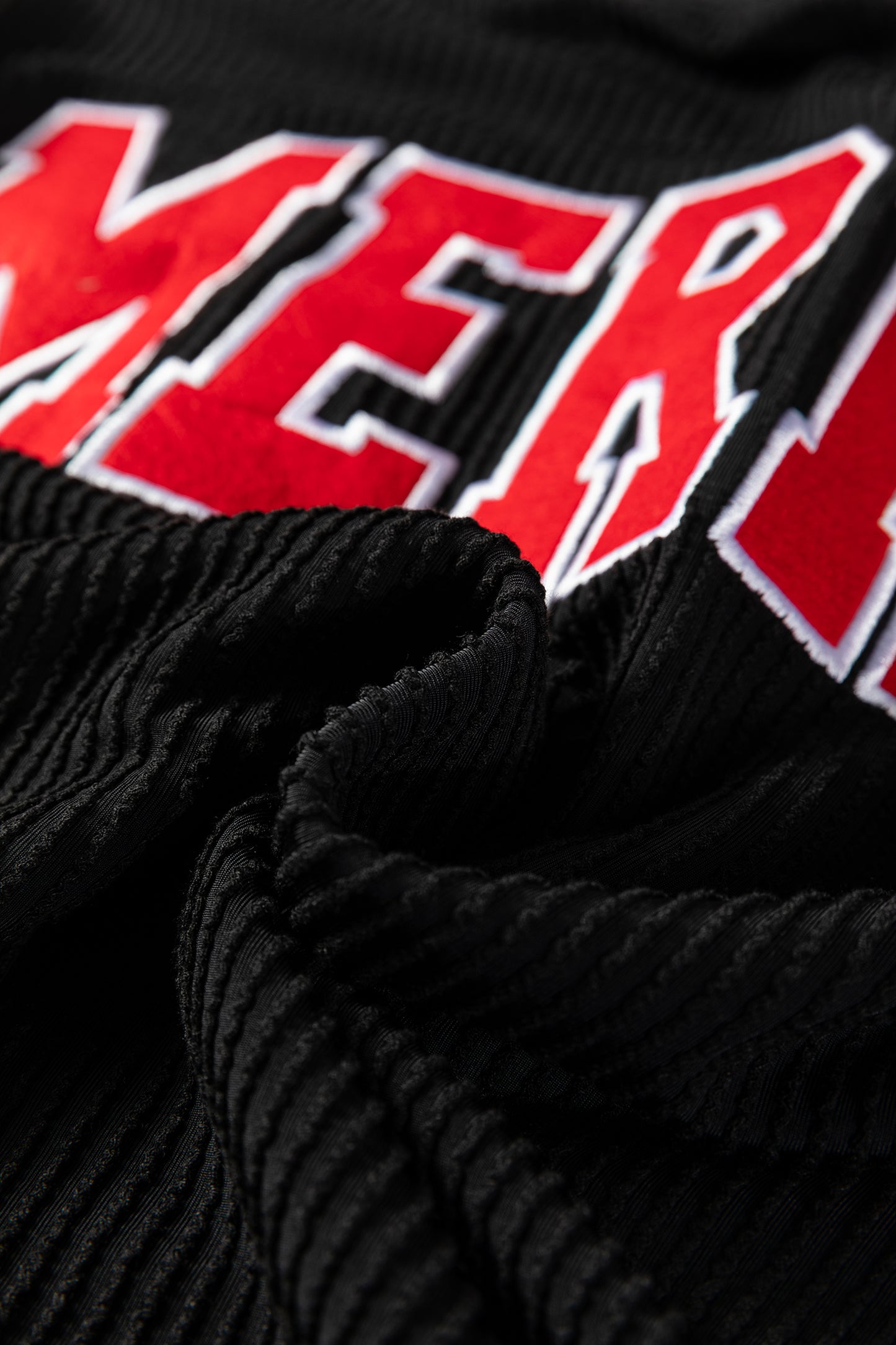 Outlined Merry Letter Graphic Loose Long Sleeve Top