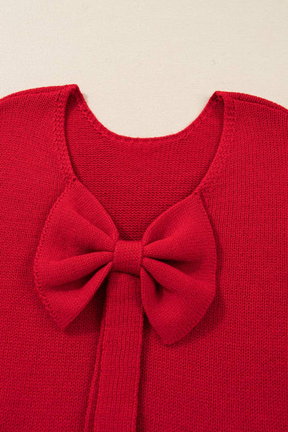 Back Bow Romance Knit