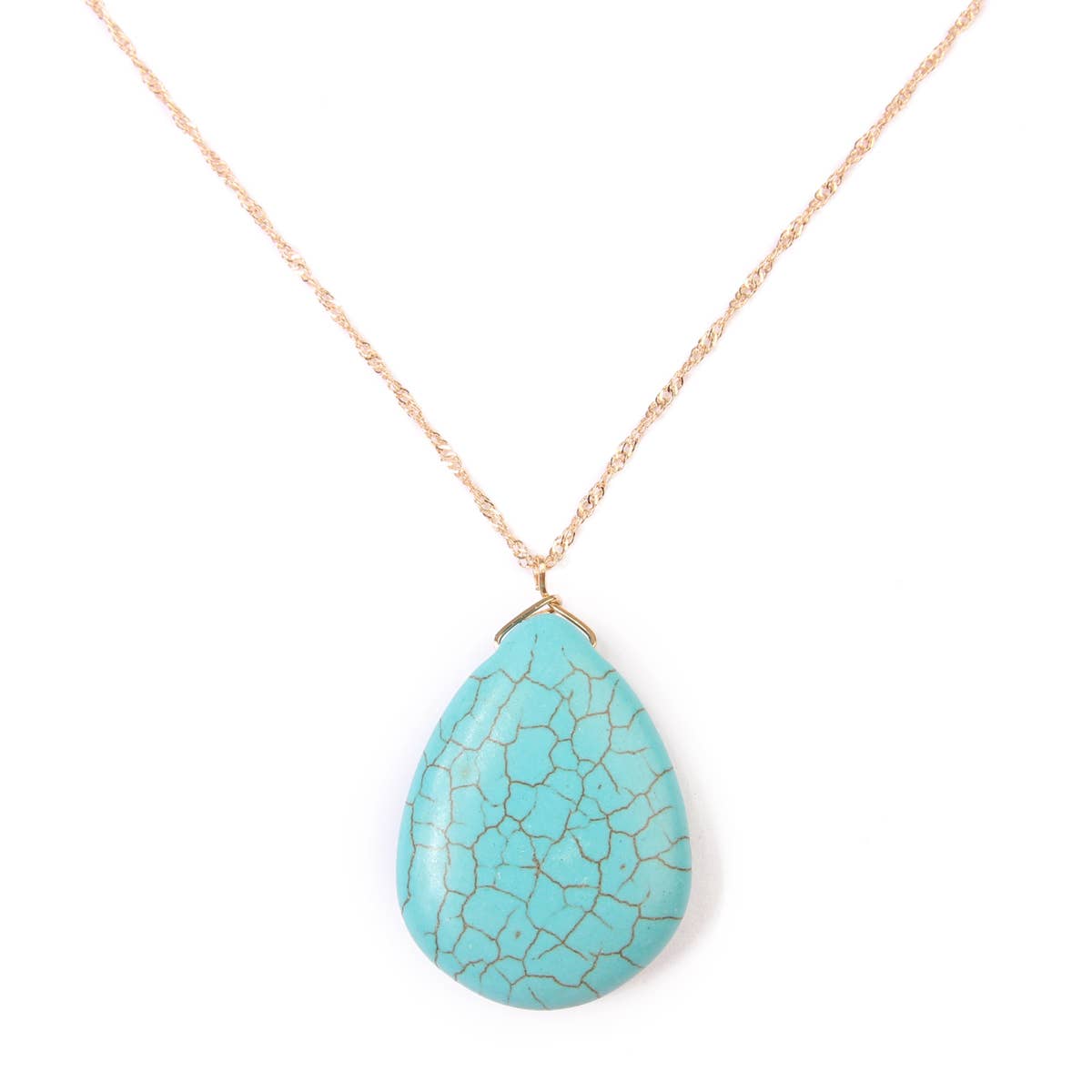 Desert Sky Turquoise Pendant Necklace