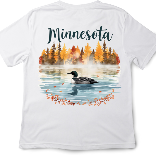 "Minnesota Loon" Fall T Shirt